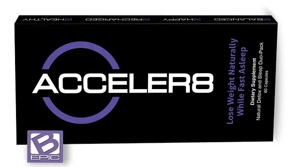 продукт Acceler8 в коробке